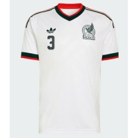Camiseta México Cesar Montes #3 Segunda Equipación Replica Mundial 2026 mangas cortas